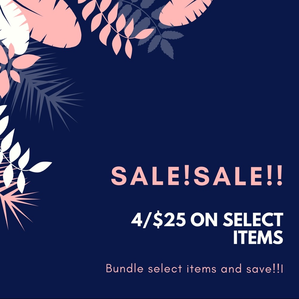 SALE!! 4/$25🛍💵💕